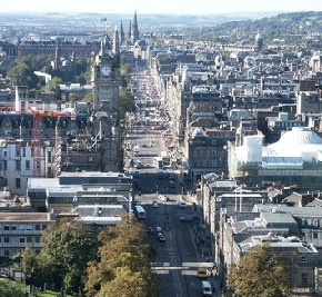 Princess Street - Edimburgo